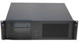 3U工控服务器机箱大板大电源位DVR超短390长监控安防视频会议机箱