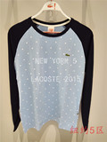 LACOSTE LIVE法国鳄鱼2015秋冬男士长袖t恤衫TH3552-9BV专柜正品
