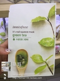 韩国代购innisfree悦诗风吟天然精华提炼面膜贴  绿茶
