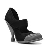 美国直邮Prada/普拉达325505女鞋帆布圆头浅口个性时尚高跟鞋