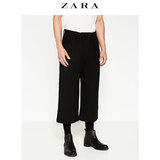 ZARA 男装 深色宽腿长裤 01701308800
