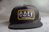 特价正品 潮牌obey简约百搭大标款网帽snapback可调节