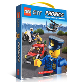 英文原版进口绘本 Lego City Phonics 乐高城市儿童英语启蒙图书
