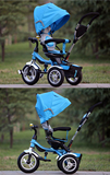 儿童三轮车脚踏车婴儿手推车四合一（全篷，发泡胎，6个月-6岁）