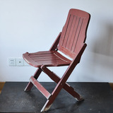 老上海木质折叠椅子 老物件vintage 旧货老物件老家具