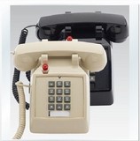 比特 老式按键式仿古复古座机 古董时尚创意 电话机 美式机械铃声