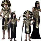 万圣节成人儿童埃及法老艳后服装埃及王子公主衣服埃及亲子装演出