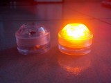 外贸可遥控防水LED电子蜡烛灯 全彩鱼缸灯花瓶灯装饰灯 水中灯