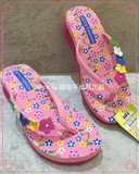 越南平仙拖鞋夏季女款沙滩拖鞋中跟人字拖正品平仙鞋2280花朵拖鞋