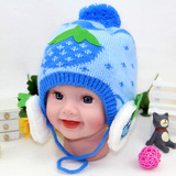 蒙比熊新生儿帽子胎帽加绒婴儿帽子秋冬季母婴宝宝用品大全专卖店