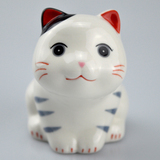 招财猫摆件 日本陶瓷迷你发财猫小号 办公桌汽车装饰品 创意礼物
