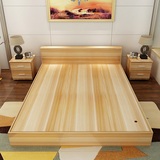 现代简约板式床1.2米1.5米1.8米双人床榻榻米成人卧室大床家具