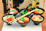 仿真食品食物模型 仿真日本料理寿司拉面 酒店装饰儿童过家家玩具