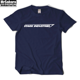 Stark Industries史塔克工业钢铁侠纯棉圆领男款宽松大码短袖t恤