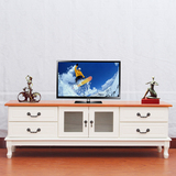 包邮简约现代实木电视柜茶几组合小户经济型烤漆客厅柜玻璃收纳柜