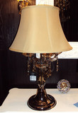 奥斯哥纳正品豪华水晶灯，客厅台灯。床头灯.夹臂水晶台灯！