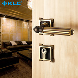 德国KLC纯铜门锁欧式分体全铜门锁别墅室内门锁全铜门锁欧式简约