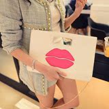 个性红唇包韩版链条包单肩嘴唇女包手提包包包2016新款春款潮包