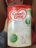 现货直邮最新版英国牛栏1段Cow&gate一段初生新生儿奶粉0-6月