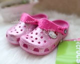 美国代购 预定 crocs卡洛驰Hellokitty亮粉 童鞋 洞洞鞋