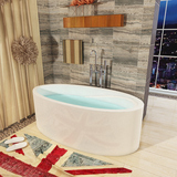 英皇1.6米亚克力浴缸 1.6米成人浴盆 艺术独立式浴缸单人浴池3053