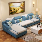 沙发床现代简约布艺沙发组合 多功能大小户型布沙发客厅时尚 否其