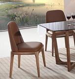 gw餐椅 欧式休闲沙发椅简约扶手办公椅西餐厅家用实木椅子
