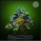 dota 2/大地之灵/土猫/神话/套装/伏魔神将/带神话残岩/饰品/装备