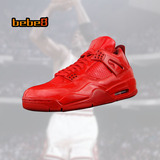 耐克Nike Air Jordan 11 Lab4 Red AJ4 全红漆皮 719864-600
