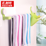 强力承重吸盘毛巾杆 创意浴室墙壁不锈钢毛巾架 卫生间单杆毛巾挂