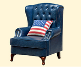 新古典老虎椅 单人沙发 欧式老虎椅 单人沙发 售楼处洽谈椅办公椅