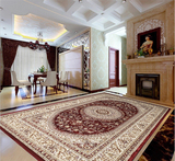 进口土耳其经典波斯地毯 家居卧室床边毯室客厅沙发茶几仿真丝毯