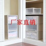 抽屉式带锁收纳储物整理床头柜塑料多层组装组合家居五斗柜箱