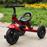 M 儿童三轮车脚踏车宝宝童车充气轮玩具车2-3-5岁小孩自行车