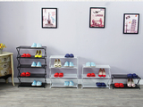铁艺欧式鞋架多层收纳鞋柜简约现代经济型折叠小型鞋架特价
