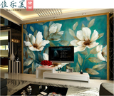 3D欧式油画花卉大型壁画 复古田园墙纸 客厅卧室电视背景墙纸壁纸