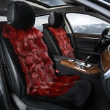 新款汽车冬季保暖坐垫宝马5系3系羊毛狐狸毛垫毛绒垫短毛通用座套