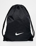 现货正品Nike 耐克 黑色简约休闲运动男女拉绳双肩包健身袋行李包