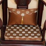 枕红木椅垫加厚海绵座垫椅垫定做靠垫套装中式古典沙发坐垫抱枕腰