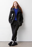 韩国代购正品LIFUL 2015 新款男女 黑色 立领 连帽 外套 夹克