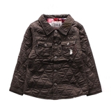 JST中大童童装2015新款男童棉衣单排扣长袖纯色冬季外套Y9698