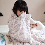 婴儿毛毯双层加厚法兰绒秋冬款新生宝宝午睡小毯子儿童盖毯单人