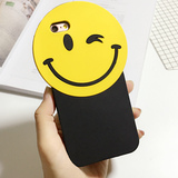 韩国定制笑脸手机壳iphone6s硅胶SE保护套个性眼球6plus防摔外壳