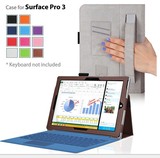 微软 surface pro4 pro3保护套 pro 4 键盘皮套 超薄支架专用