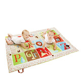 出口外贸美国Skip Hop婴幼儿童爬行垫宝宝游戏垫活动地垫全棉地毯