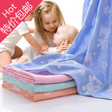 外贸婴儿纯棉纱布浴巾宝宝夏季盖被新生儿抱被儿童超柔毛巾被包邮
