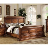 美式新古典实木双人床欧式仿古家具卧室经典皇帝床1.8米大床包邮