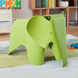 大象椅子 儿童椅 换鞋凳子 幼儿园塑料桌椅  创意设计师家具