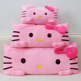 可爱卡通龙猫kitty猫抱枕可拆洗床头靠枕靠垫情侣单双人长枕头