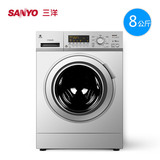 Sanyo/三洋 WF810626BICS0S空气洗WIFI变频全自动滚筒洗衣机8kg